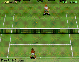 Jimmy Connors Pro Tennis Tour SNES Super Nintendo for Jimmy Connors Pro Tennis Tour ROM