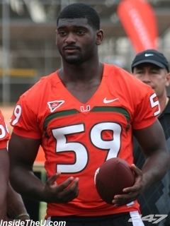 Jimmy Gaines Miami Hurricanes LB Jimmy Gaines Having More Fun Than Ever