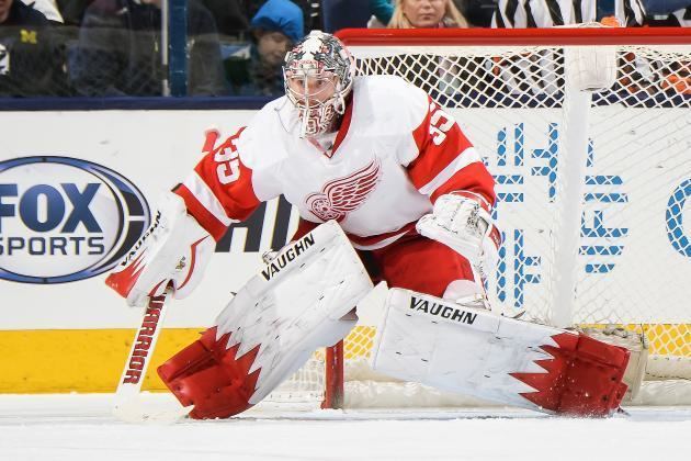 Jimmy Howard Red Wings39 Jimmy Howard on the Brink of 150th Career Win