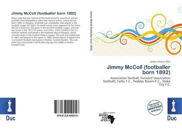 Jimmy McColl (footballer, born 1892) Jimmy McColl footballer born 1892 9786138449256 6138449258