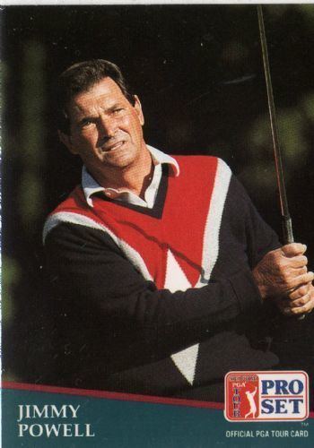 Jimmy Powell (golfer) JIMMY POWELL 247 Proset 1991 SENIOR PGA Tour Golf Trading Card
