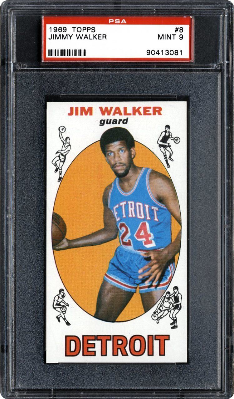 Jimmy Walker (basketball) 1969 Topps Jimmy Walker PSA CardFacts