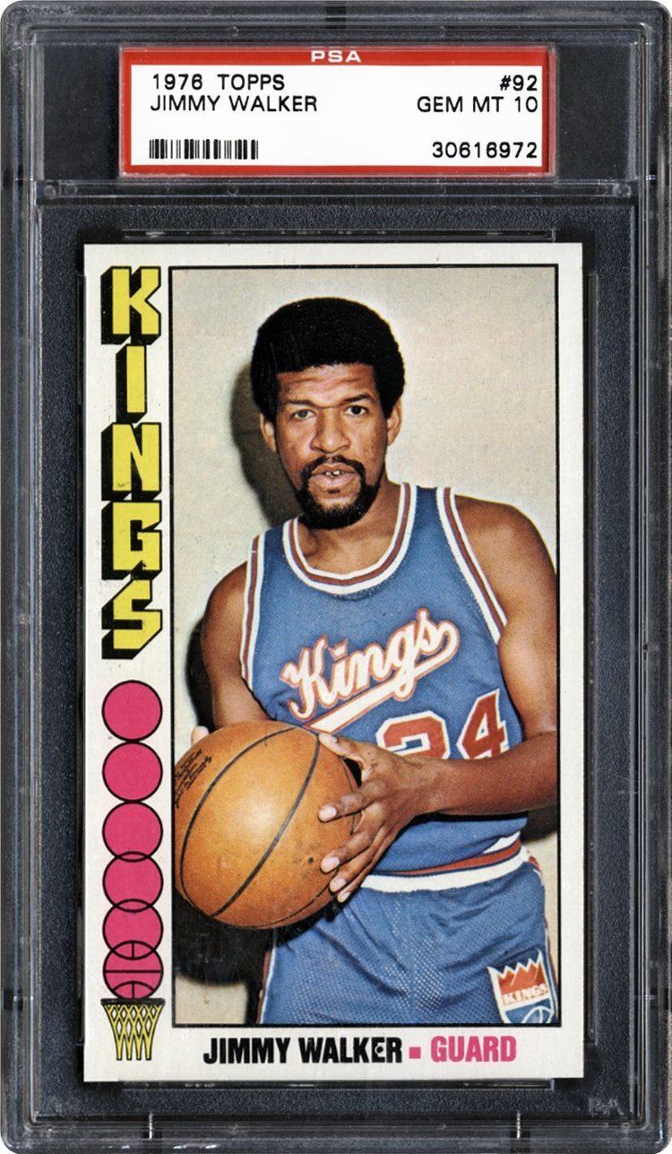 Jimmy Walker (basketball) 1976 Topps Jimmy Walker PSA CardFacts
