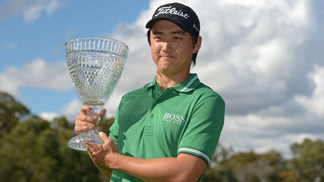 Jin Jeong Jin Jeong wins Perth International pars playoff hole to