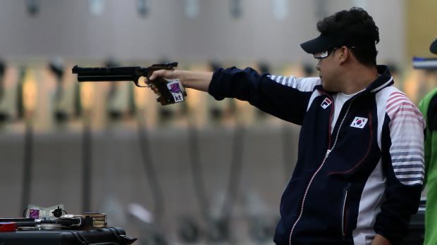 Jin Jong-oh Jin claims pistol gold timesofmaltacom