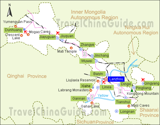 Jinchang in the past, History of Jinchang