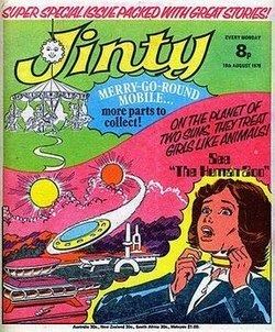 Jinty (comics) httpsuploadwikimediaorgwikipediaenthumb5