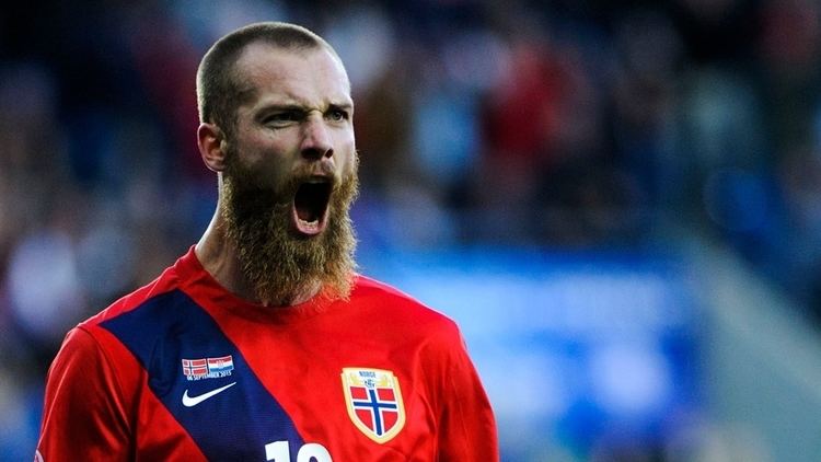 Jo Inge Berget Jo Inge Berget celebrates his two goals for Norway against