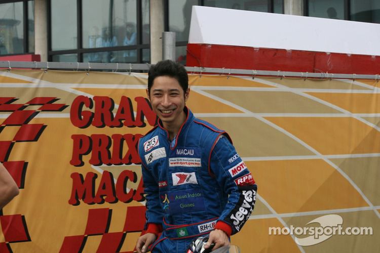 Jo Merszei F3 drivers photoshoot Jo Merszei at Macau GP
