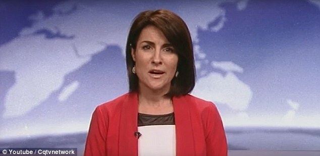 Jo Palmer Television news reader Jo Palmer has suffers a coughing fit on air