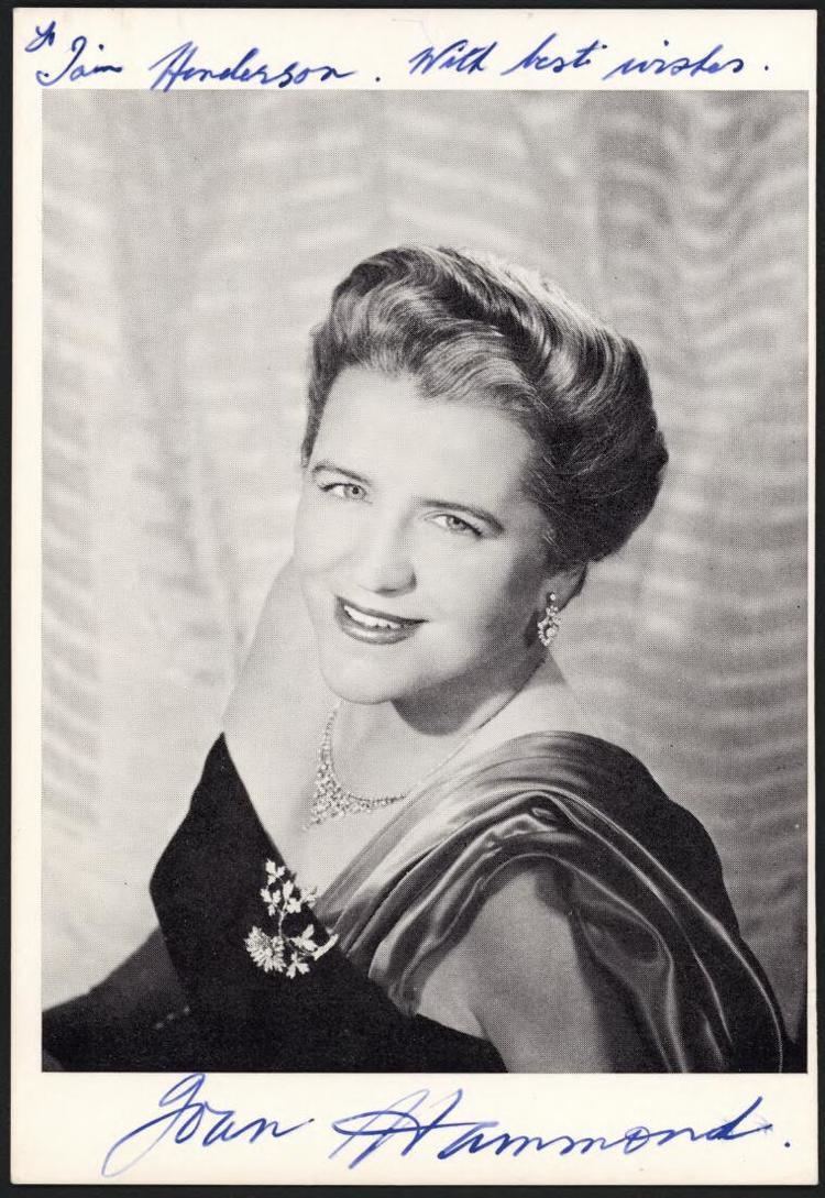 Joan Hammond Digital Collections Pictures Dame Joan Hammond