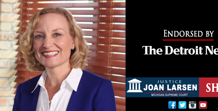 Joan Larsen JUSTICE JOAN for Michigan Supreme Court