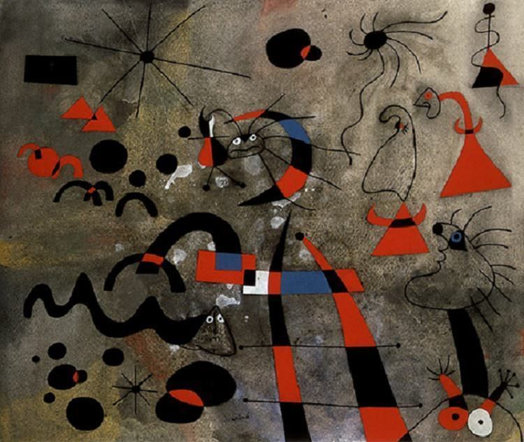 Joan Miró: The Ladder of Escape The Escape Ladder 1940 by Joan Miro