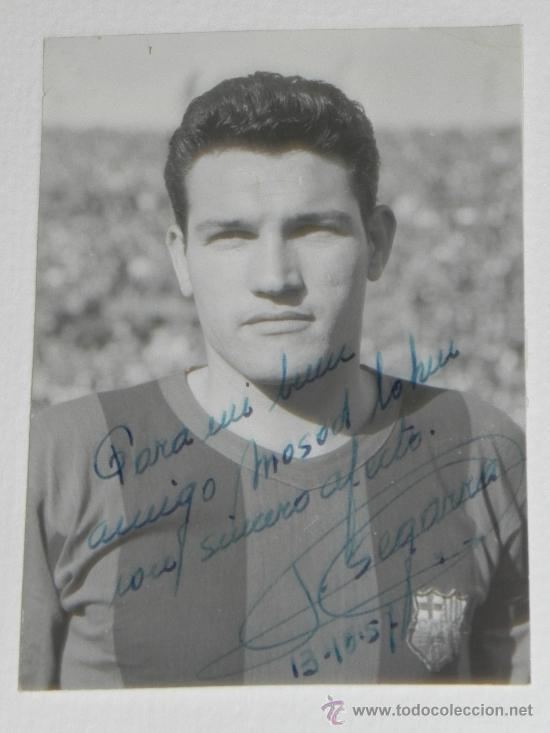 Joan Segarra antigua fotografia del jugador del futbol club Comprar