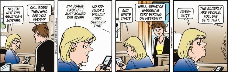 Joanie Caucus DownWithTyranny Our own Doonesbury flashback When Joanie Caucus