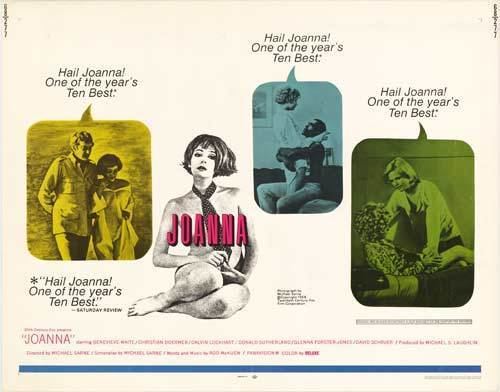 Joanna (1968 film) Joanna movie posters at movie poster warehouse moviepostercom