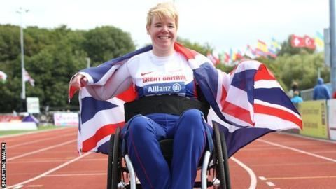 Jo Butterfield IPC European Championships Jo Butterfield wins club throw gold