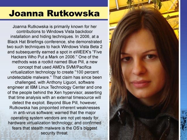 Joanna Rutkowska Page 6 Hackers We Love Security News amp Reviews