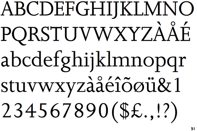 Joanna (typeface) Identifont Joanna