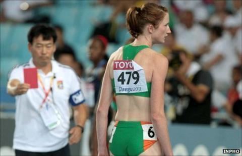 Joanne Cuddihy Kilkenny runner Joanne Cuddihy disqualified in 400m BBC Sport
