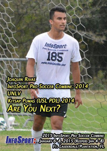 Joaquin Rivas Joaquin Rivas InfoSport Class of 2014 Are you Next in 2015
