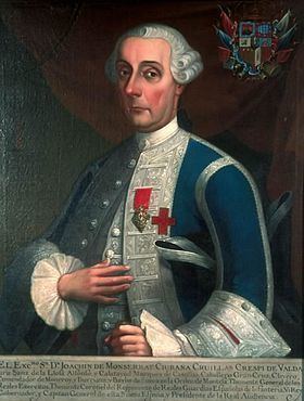 Joaquín de Montserrat, marqués de Cruillas httpsuploadwikimediaorgwikipediacommonsthu
