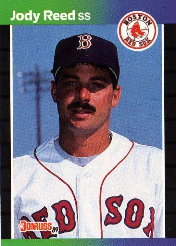 Jody Reed BOSTON RED SOX Jody Reed 305 DONRUSS 1989 MLB Baseball Trading Card
