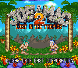 Joe & Mac 2: Lost in the Tropics Game profile Joe amp Mac 2 Lost in the Tropics SNESmusicorg