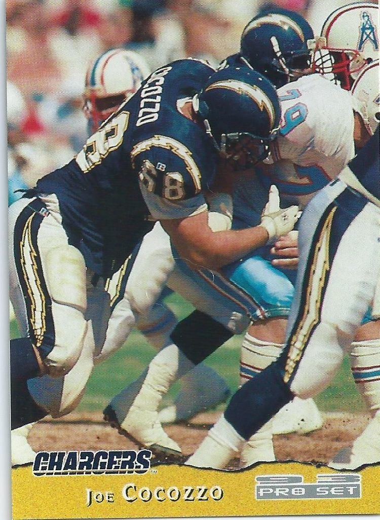 Joe Cocozzo SAN DIEGO CHARGERS Joe Cocozzo 384 Rookie Card Pro Set 1993 NFL