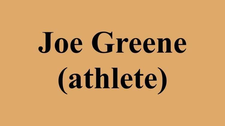 Joe Greene (athlete) Joe Greene athlete YouTube
