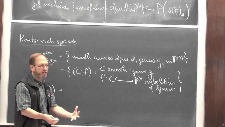 Joe Harris (mathematician) Eilenberg Lectures Fall 2013 Joe Harris 1182013 YouTube