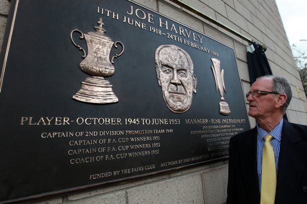 Joe Harvey Joe Harvey memorial unveiled for former Newcastle United manager at