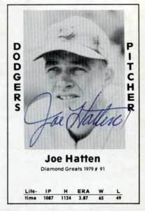 Joe Hatten wwwbaseballalmanaccomplayerspicsjoehattena