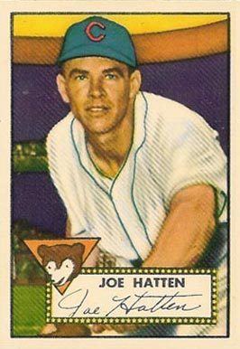Joe Hatten 1952 Topps Joe Hatten 194 Baseball Card Value Price Guide
