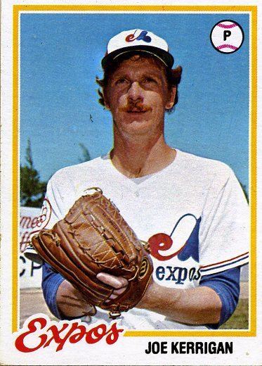 Joe Kerrigan 1978 Topps 549 Joe Kerrigan Montreal Expos Baseball Cards