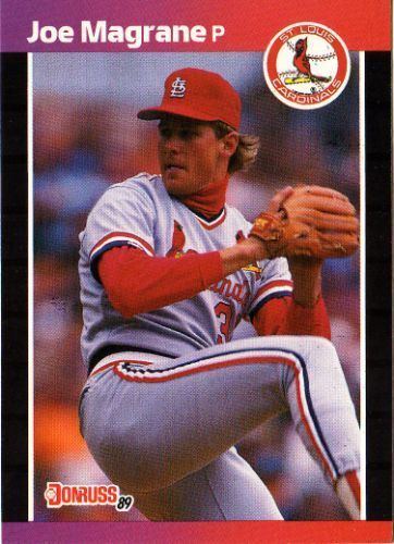 Joe Magrane ST LOUIS CARDINALS Joe Magrane 201 DONRUSS 1989 MLB Baseball