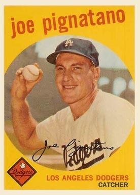 Joe Pignatano 1959 Topps Joe Pignatano 16 Baseball Card Value Price Guide