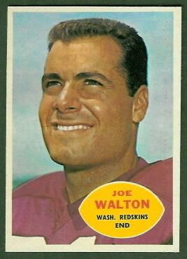 Joe Walton Joe Walton rookie card 1960 Topps 127 Vintage Football Card Gallery