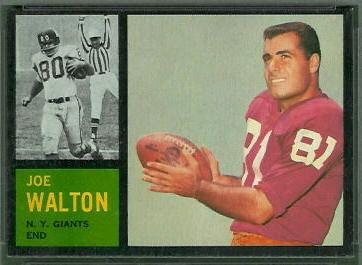 Joe Walton Joe Walton 1962 Topps 103 Vintage Football Card Gallery