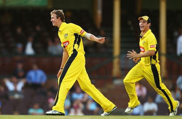 Joel Paris Shane Watson and Joel Paris Photos Ryobi One Day Cup