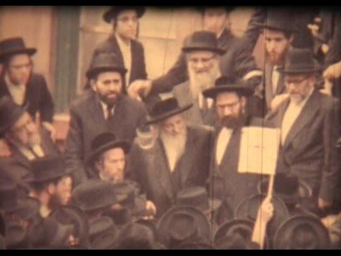 Joel Teitelbaum Rare Footage Satmar Rebbe Rabbi Yoel Teitelbaum 1965
