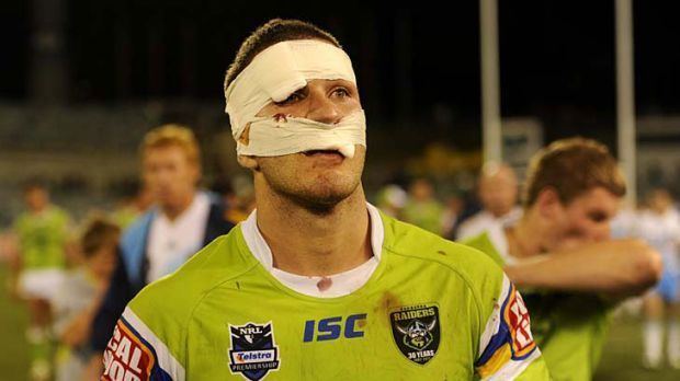 Joel Thompson (rugby league) NRL Canberra Raiders Thompson39s postgame collapse