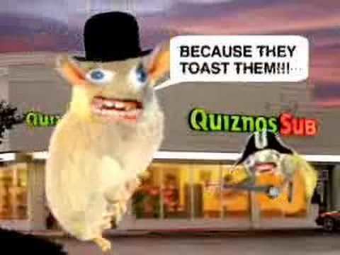 Joel Veitch Quiznos Spongmonkeys We Love The Subs ad YouTube