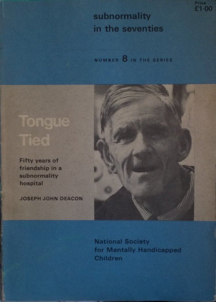 Joey Deacon Tongue Tied Subnormality in the seventies Amazoncouk Joseph