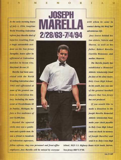 Joey Marella Blast From The PastJoey Marella Wrestlingfigscom WWE