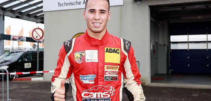 Joey Mawson Joey Mawson secures first pole of campaign News ADAC Formel 4