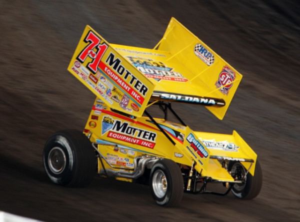 Joey Saldana Saldana keeps up with fast car to take UNOH All Star win