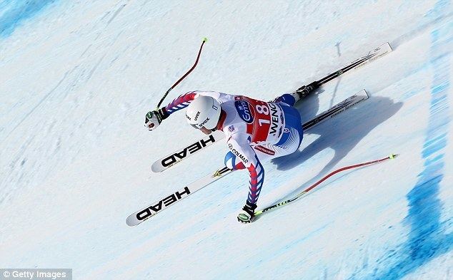 Johan Clarey Johan Clarey first man to break 100mph mark in skiing