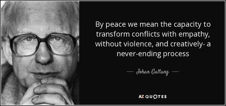 Johan Galtung TOP 9 QUOTES BY JOHAN GALTUNG AZ Quotes