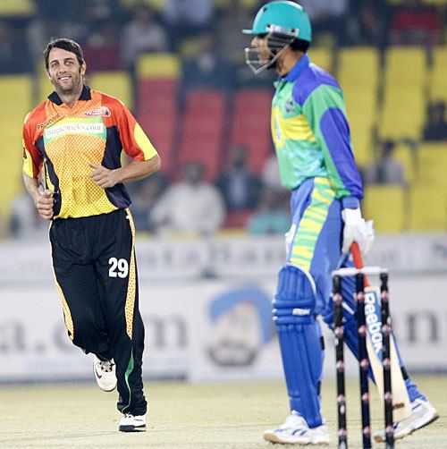 Johan van der Wath (Cricketer) playing cricket